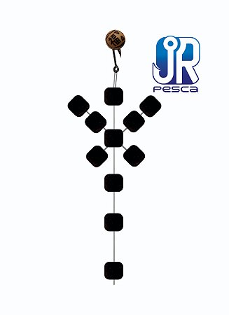 Manhoso 9mm borboleta Marrom JR Pesca